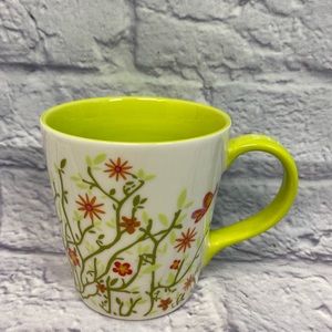 Starbucks Spring Flowers and Butterflies Mug 2007
